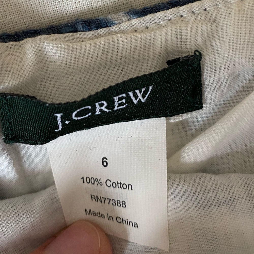 JCrew floral mini 100% cotton - Picture 2 of 10